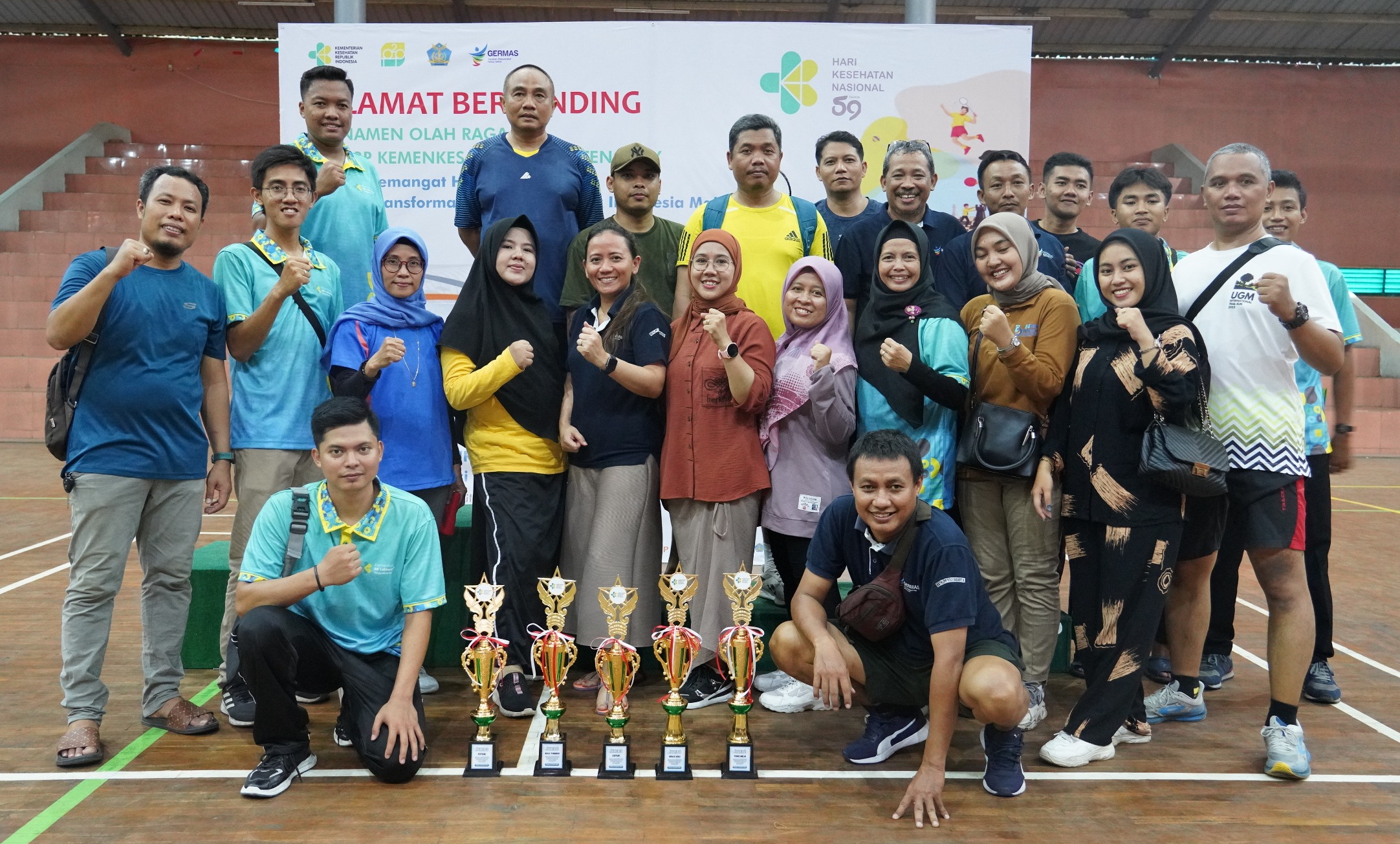 Selamat, BBTKLPP Yogyakarta Berhasil Borong Piala Juara Turnamen Olahraga HKN 59